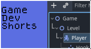 Game dev shorts clickable button