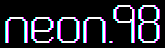 The neon.98 logo